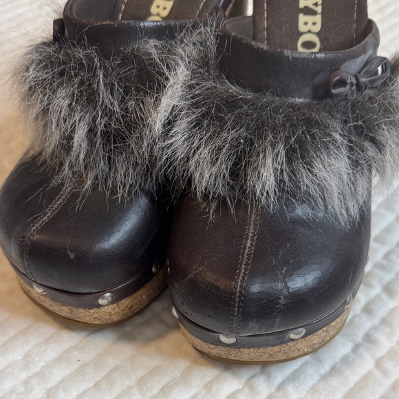 PLAYBOY Women’s Wedge Shoes, Brown, Size 7 1/2 - Picture 2 of 3